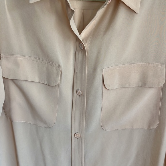 Equipment Femme Silk Pink Button Down Shirt - Picture 6 of 9
